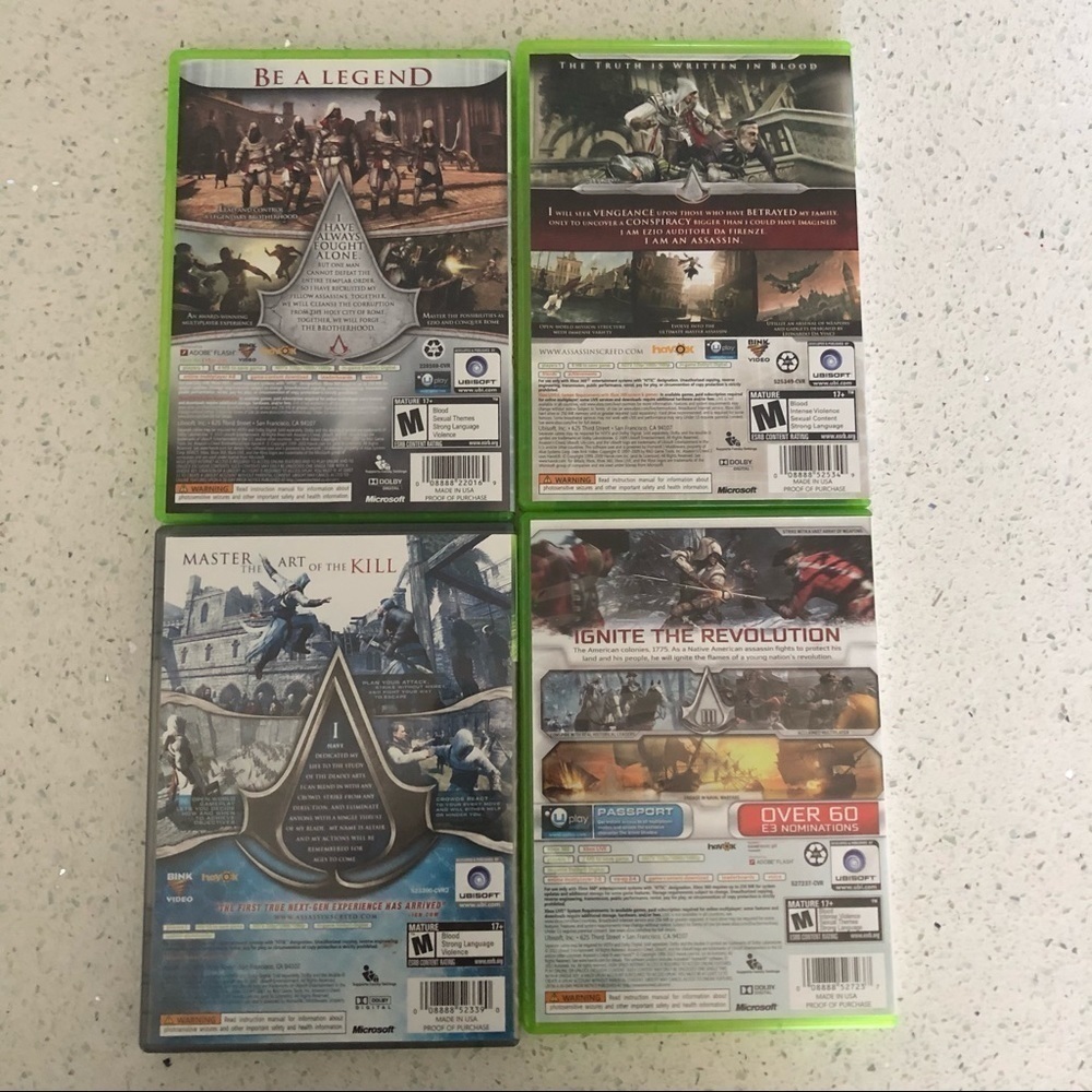 🎮 Xbox 360 Assassins Creed Video Game Bundle - Picture 4 of 4